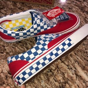 Vans Era Pro Primary Checkerboard Red Blue Yellow